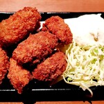 にわ・とりのすけ - カキフライは大粒