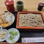 三谷屋 - ミニカツ丼とお蕎麦のセット980円