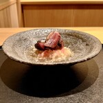 感情 - 網採り真鴨の胸肉ロース､黒胡椒(お代わり)