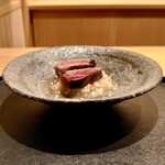 感情 - 網採り真鴨の胸肉ロース､黒胡椒