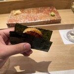 鮨葵 - ほたて磯辺焼き