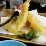 下味を感じる天ぷら　小生好み