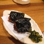 蕎麦割烹 ながの - 桜海老の磯辺揚げ