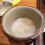 蕎麦割烹 ながの - 蕎麦湯