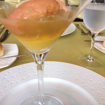 ファーストポケット - 下のパプリカ？だったかムース、海老風味ムンムンのジュレ