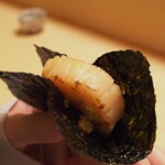 日本橋蛎殻町 すぎた - ホタテ磯辺焼き