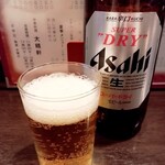 大精軒 - アサヒの大瓶