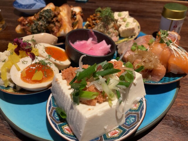 Salmone bene Umeda Sayacho Ten