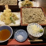 長寿庵 - 天せいろ