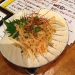 永福はんちゃん - 貝ヒモと大根の和物　ごま油で韓国風？