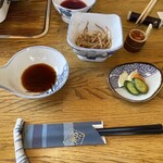 鴨亭 - 定食の一品