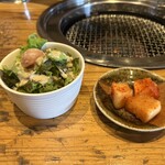 らっぱのやすべえ - サラダ&カクテキ❗️