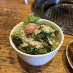 らっぱのやすべえ - サラダ(ごまドレッシング)❗️