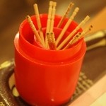ごはんや　みくろ - パパイヤが落ちてしまったら爪楊枝で食べましょう