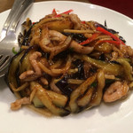 羅山 - 茄子と豚肉の炒め物