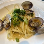本格イタリアンレストラン Bel e Moco - パスタ。アサリのいい味が出ています。