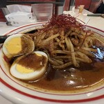 蒙古タンメン中本 - 焦がし味噌卵麵全体アップ