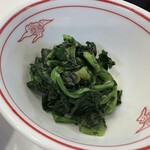 蒙古タンメン中本 - ほうれん草