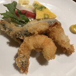 スミル食堂 - 小アジと小エビのフライ