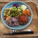 ヘルシーレストランパセリ - 豆腐ハンバーグプレート