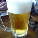 麺道楽 かぶとや - 生ビール