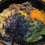 京の韓国家庭料理 ハムケ - 石焼きビビンバ♪(*≧∀≦*)