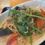 ビオ ハーヴェストレストラン - テンペストの豆乳みそクリームソースパスタ