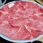 肉のやまもと - 【すき焼き梅コース】すき焼き