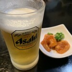 兵六 - ビールとお通し