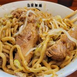 自家製麺 まる太 - まぜまぜアフター　胡椒とカエシとアブラが効いてジャンクなり