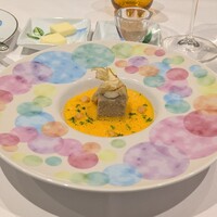 モナリザ 恵比寿店 - 金時人参のムース ... 普通に美味しい