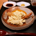 京町堀 なかむら - 海老フライ タルタル･アメリケーヌソース