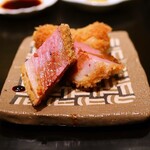 京町堀 なかむら - 鴨･葱のフライ