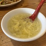 元祥 - ライスについてくるスープ