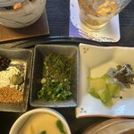 山水閣 - ひつまぶしの薬味