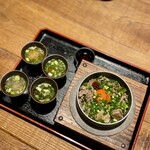 煙 燻製バル トリベーネ - 牛肉とごぼうの釜飯