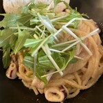 かじゅある いたりあん PePe - ヤリイカ水菜　明太子オイル