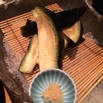 磯一 - 水茄子・・・少し漬かりが濃くなっていた。