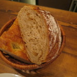 アヒルストア - パン2種盛り：黒糖ジンジャー＆じゃがいもとローズマリーのフォカッチャ2