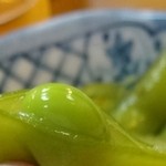 食事処 ときわ - 枝豆の漬け物！