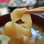 甘味茶屋 - （2014/5月）団子汁の麺