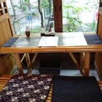 甘味茶屋 - （2014/5月）私達が着席したカウンター席