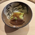 温石 - 鴨治部煮と白菜