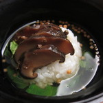 日本料理 幸庵 - お替りの椎茸ごはん