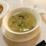 赤坂 四川飯店 - 「ランチセット」のスープ