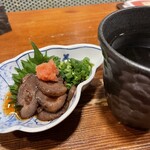 いろはのい - なまこポン酢と中々お湯割り