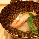 伯雲 - 松葉蟹と蝦夷鮑のお椀