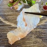 Restaurant 母屋 - 見るからに新鮮な常磐平目