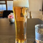 Restaurant 母屋 - 「本日のビール(常陸野ネストビール ニッポニア)」@900 茨城県産の金子ゴールデン麦芽、酒米の最高峰である山田錦、ソラチエースホップに加え国産ホップを用いたオールジャパンのNIPPONIA