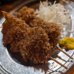 日の丸酒場 - 串カツ（360円）